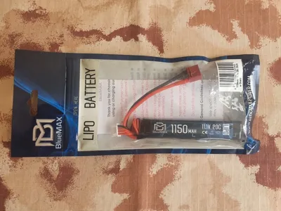 Li-Po Battery Batteria Stick T-Deans 11.1V 1150mAh 20C By Max - BlueMax