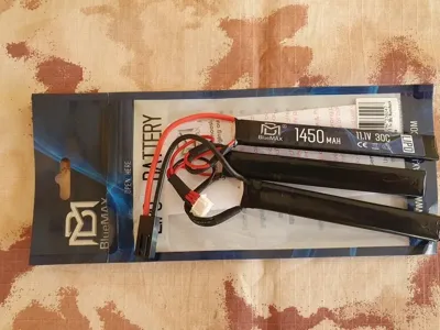 Li-Po Battery Battteria Nunchuck 1450mAh 11.1V 30C Mini Tamiya - BlueMax