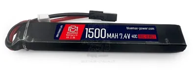 Li-Po Battery Stick Batteria 7,4V 1500mAh 40C 80C Burst - BlueMax