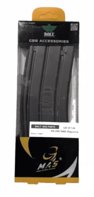 MAS Mega Airflow System Stanag 35BBs M4 MWS Compatible Magazine Caricatore a Gas - Bolt Airsoft