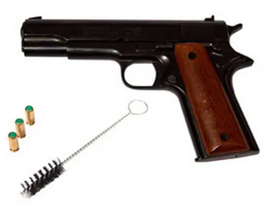 1911.45 Blank Fire Semi Auto a Salve 8mm. con Guancette in Legno - Bruni