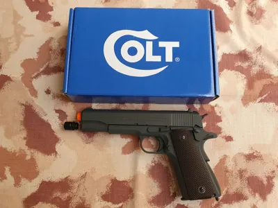 Colt M1911A1.45 Anniversary CO2 Full Metal Scritte e Loghi Originali Colt By per Cybergun