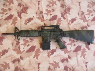 Colt M4A1 Carbine Fixed Stock Scritte e Loghi Originali Custom.it - softair italia