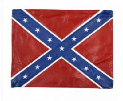 Confederate Rebel Leather Flag Bandiera "Sudista" - Klaus