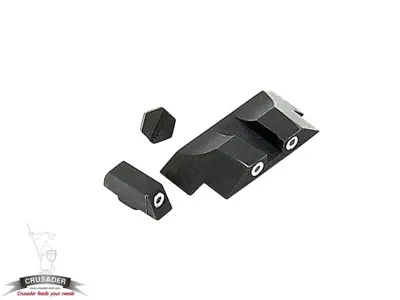 G17 - 18C Etc and Similars Stark - VFC Steel Tritium Night Sights By Crusaders