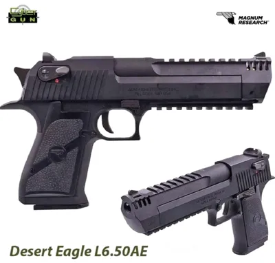 > Desert Eagle L6.50AE Magnum Research Full Metal Scritte e Loghi Originali By WE > - Cybergun