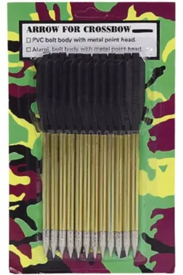 Dardi 165mm. per Balestre " a Pistola" Kit Da 12 Pezzi - softair italia
