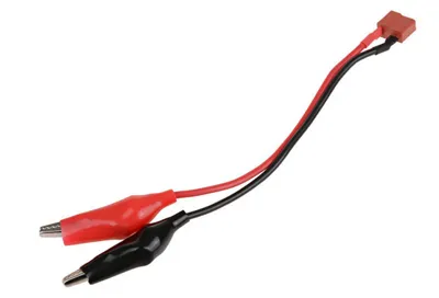 Deans T-Plug Adapter 2 x Crocodile Clips - Klaus