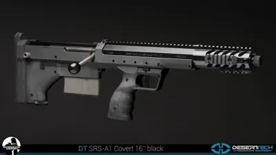 Desert Tech SRS A1 Covert 16INCH Action - Silverback