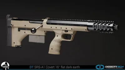 Desert Tech SRS A1 Covert 16INCH Action - Silverback