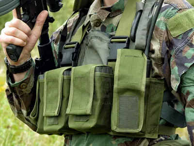 Devgru 90S SEAL Team Six Greenside Operations M4 - AK47 - G36 - M14 Chest Rig Cordura 500D - 8Fields