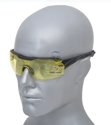 Edge Eyewear Occhiali Balistici Professionali Safety Kabru con Lente Vapor Shield Gialla By - softair italia