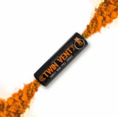 BWP Burst Wire Pull Twin Vent Burst Smoke Grenade Arancione - Enola Gaye