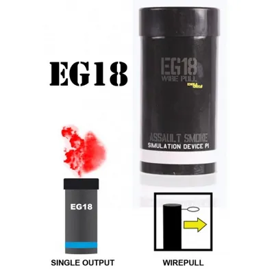EG18 - M18 Type Assault Pin Smoke Grenade Fumogeno Bianco con Anello a Strappo - Enola Gaye