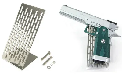 Espositore per Pistola in Metallo Cromato - FMA Airsoft