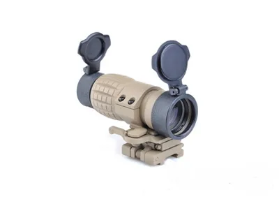ET Style 4x FXD Magnifier with Adjustable QD Mount - Aim-O