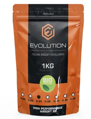 BIO 0,25 High Performance BB 1kg=4000BBs - Evolution Airsoft
