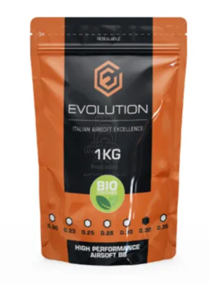 BIO 0,32 High Performance BB 1kg=3125BBs - Evolution Airsoft