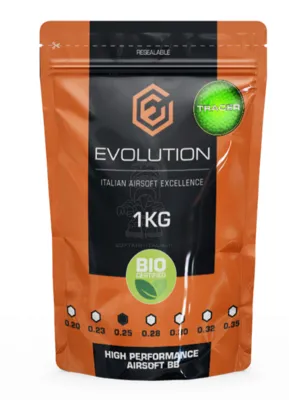 Tracer BIO 0,25 High Performance BB 1kg=4000BBs - Evolution Airsoft