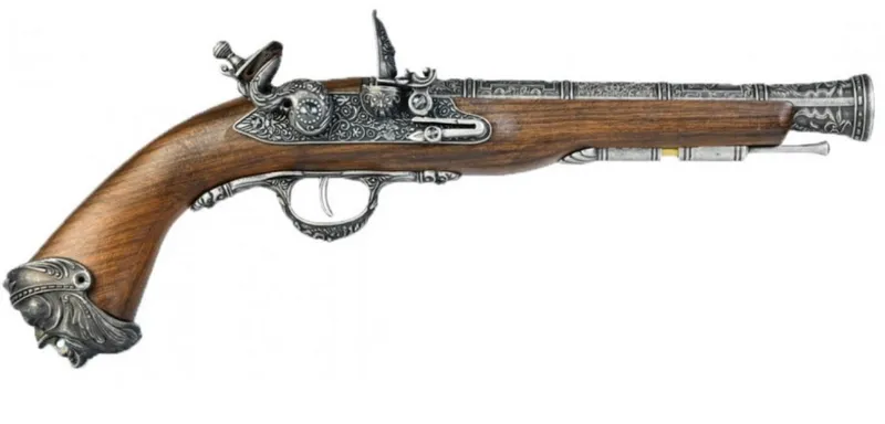 HFC airsoft Flintlock Pirates CO2 · Plata