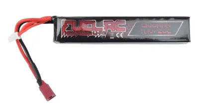 Li-Po Battery Batteria Stick 11.1V 1300mAh 20C Deans Connector - Fuel RC