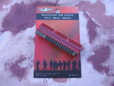 Full Metal Teeth Pistone con Cremagliera in Acciaio By Eagle Force - Eagle Force Softair