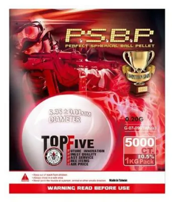 G-07-096 Pallini PSBP Perfect Spherical Ball Pellet 0,20 1kg = 5000BBs - G&G Armament