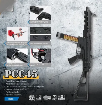 PCC45 SMG 9mm. EGC-PCC-045-BNB-NCM - G&G Armament
