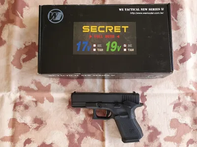 G19 Gen5 Metal Slide Secret Full Auto Version - WE Airsoft