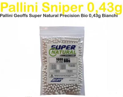 0.43g. Bio Super Natural Precision 1000 BB - Geoffs
