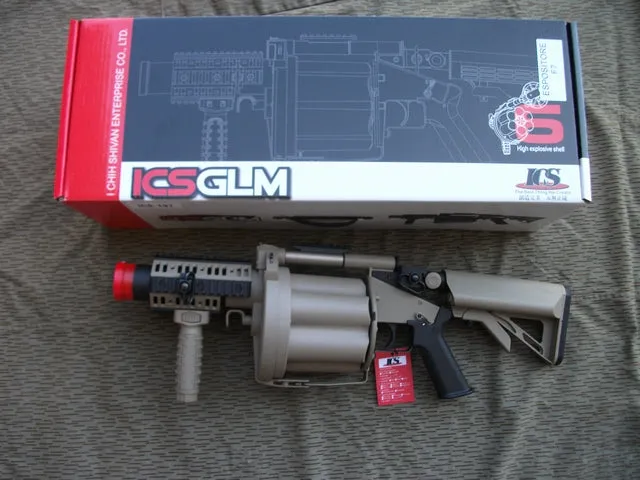 ICS (Taiwan) GLM 6 High Explosive Shell · Tan / FDE