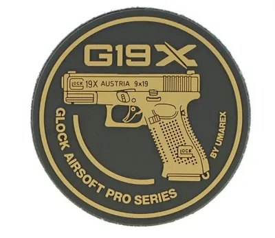 19x 3D Rubber Patch - Glock