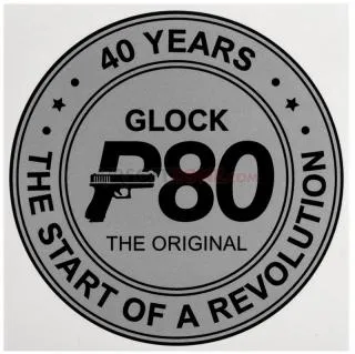 40 Years Sticker P80 - Glock