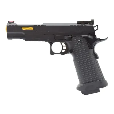 Hi-Capa 5.1 Hex Cut Custom Type Full Metal Pistol - Golden Eagle