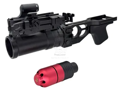 GP-25 Russian AK Full Metal Grenade Launcher W. VOG-25 Type Gas Grenade - Snow Wolf