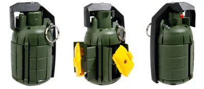 Granata Nuke Fragmention Hand Grenade 140BBs Reusable - softair italia