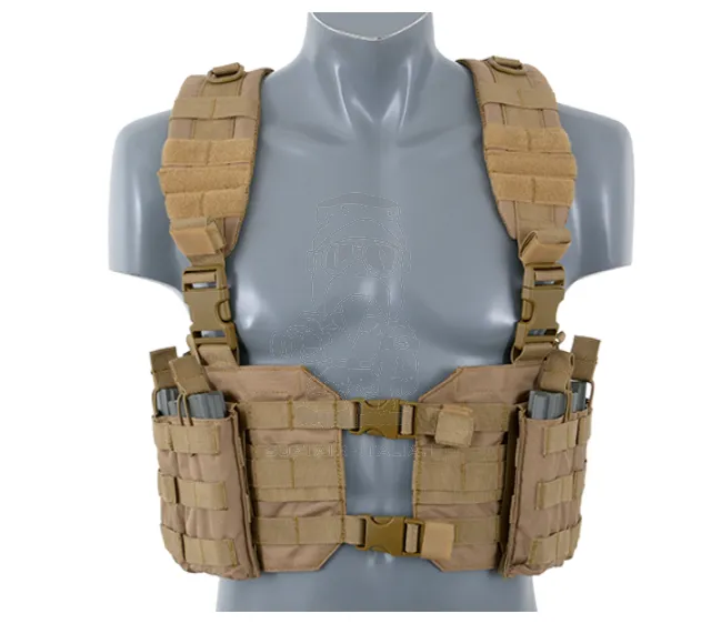 8Fields Harness Split Front Chest · Coyote tan