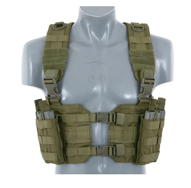 8Fields Harness Split Front Chest · Verde / OD
