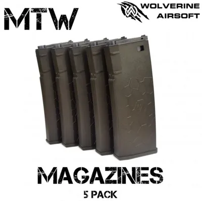 HPA Wolwerine MTW 5 Magazine 120BBs. Pack By Wolwerine - Wolverine