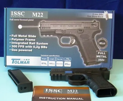 ISSC Austria M22 Full Metall Pistol - WE Airsoft