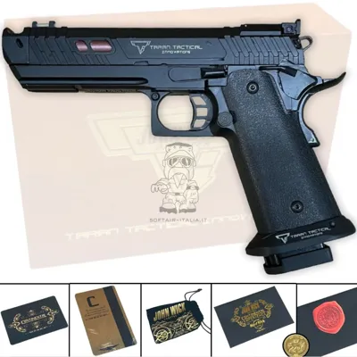 John Wick 4 Taran Tactical Innovations Pit Viper in Wood Case Collectors Edition - Double Bell
