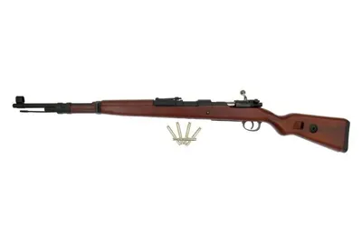 K98 KAR98K 98KARABINER 5 Shell Ejecting Gas Powered Full Wood & Metal - Double Bell