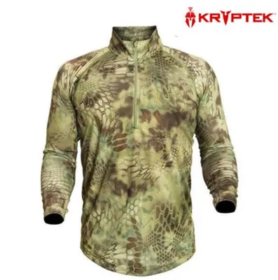 Kryptec Hyperion LS Zip Mandrake Combat Shirt - Kryptek
