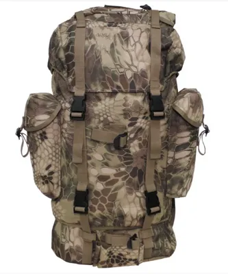 Highlander Type Snake FG 65LT Combat BackPack By - MFH Int. Comp