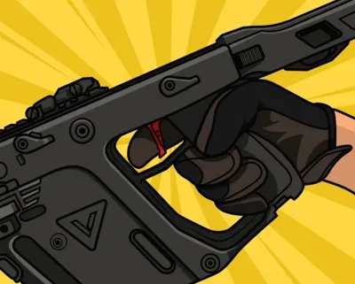 Kriss Vector SFT Speed Flat Trigger Crimson - Airtech Studios