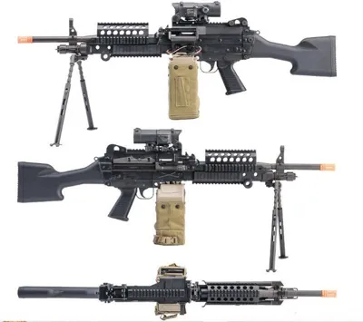 MK48 MOD 0 Machine Gun Full Stock - Lambda Defence