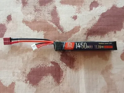 Li-Po Battery Batteria 11,V 1450mAh 30C > 60C Burst Stick Type T.deans Connector 20 x 16 x 115mm Power - BlueMax