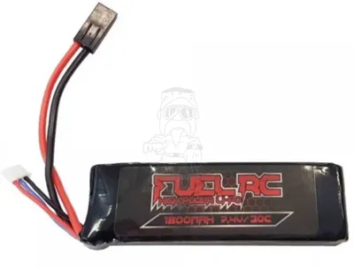 Li-Po Battery Batteria 7.4V 1800mAh 30C 104 x 32 x 10mm. By - Fuel RC