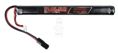 Li-Po Battery Batteria 7.4V x 1000mAh 20C Long Slim Stick - Fuel RC