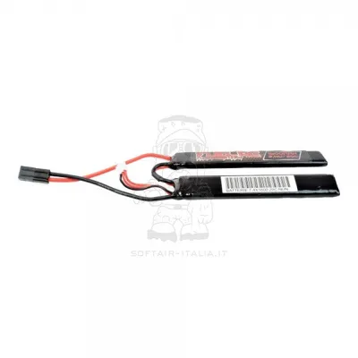 Li-Po Battery Batteria 7.4V. x 1600mAh 20C Nunchuck (2x) 120 x 5 x - Fuel RC